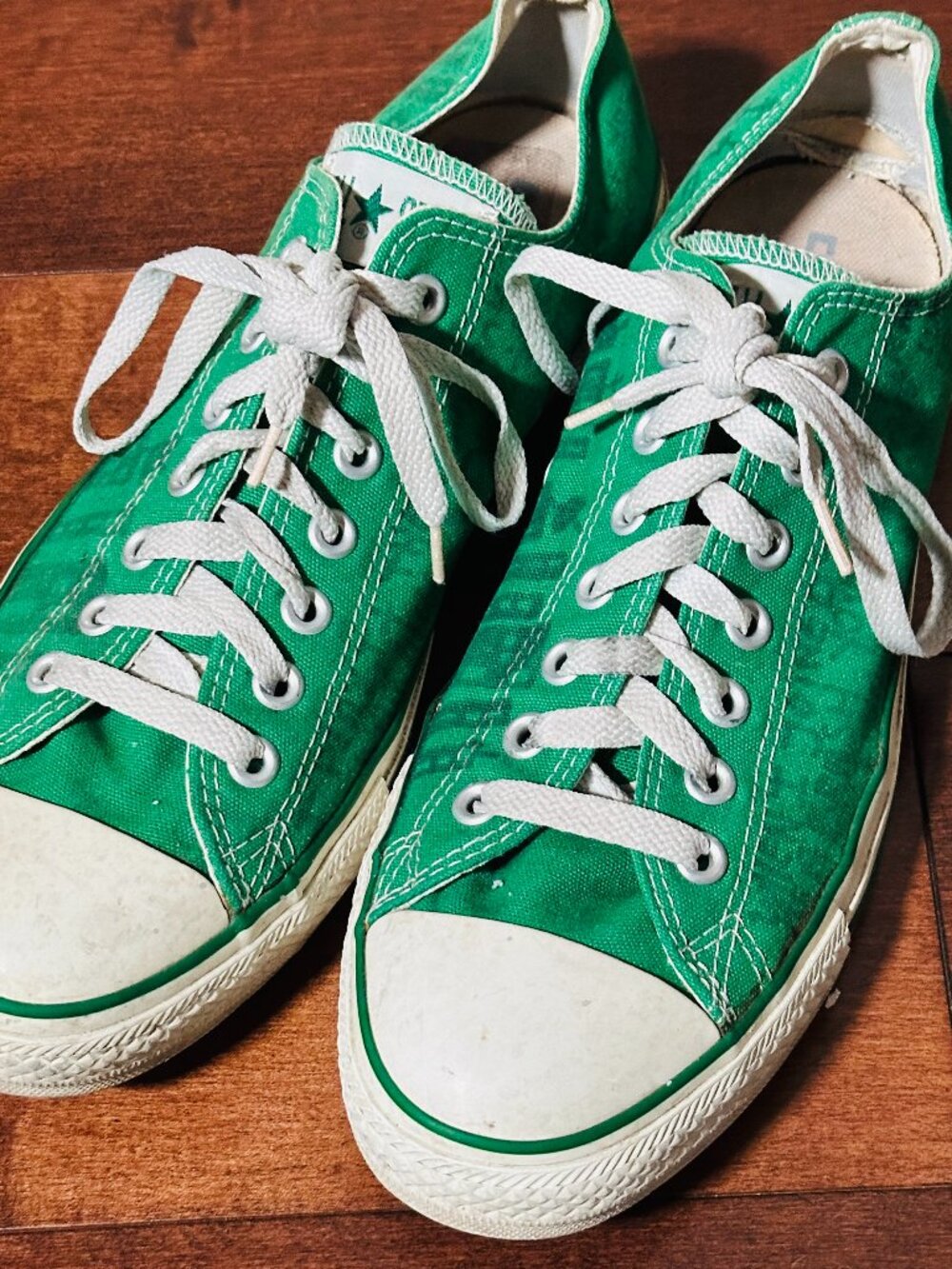 Converse Chuck Taylor All Star Low Top Sneakers Green Canvas Men’s 10 Women’s 12